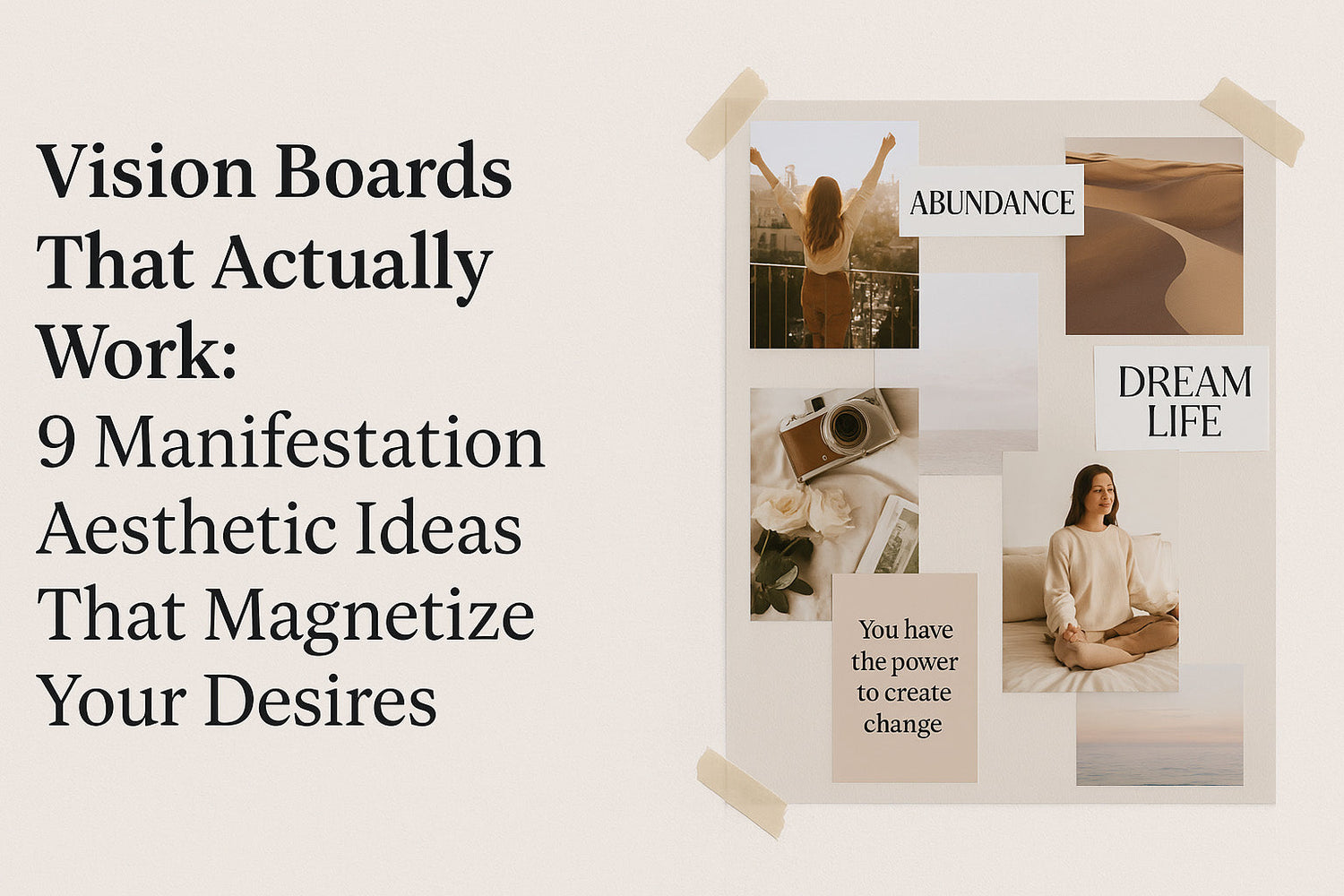 Vision Boards That Actually Work: 9 Manifestation Aesthetic Ideas That Magnetize Your Desires