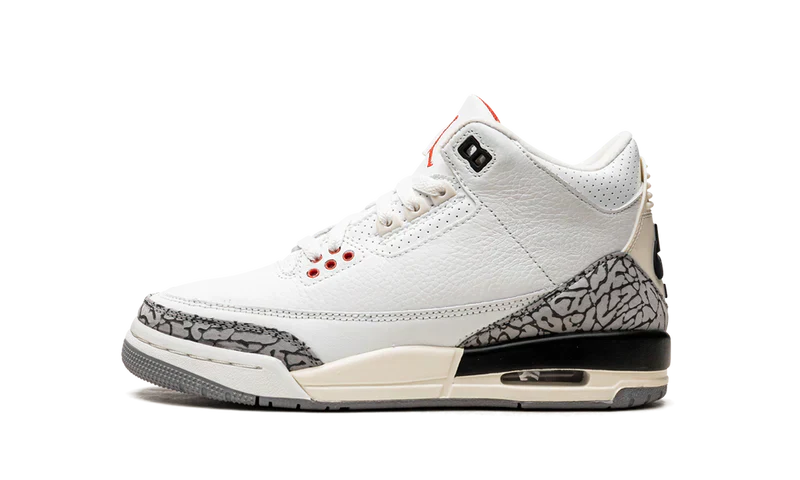Nike Air Jordan 3 Ivory Gray Cowhide
