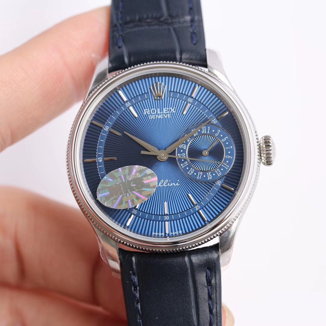 CELLINI DATE WHITE GOLD BLUE DIAL
