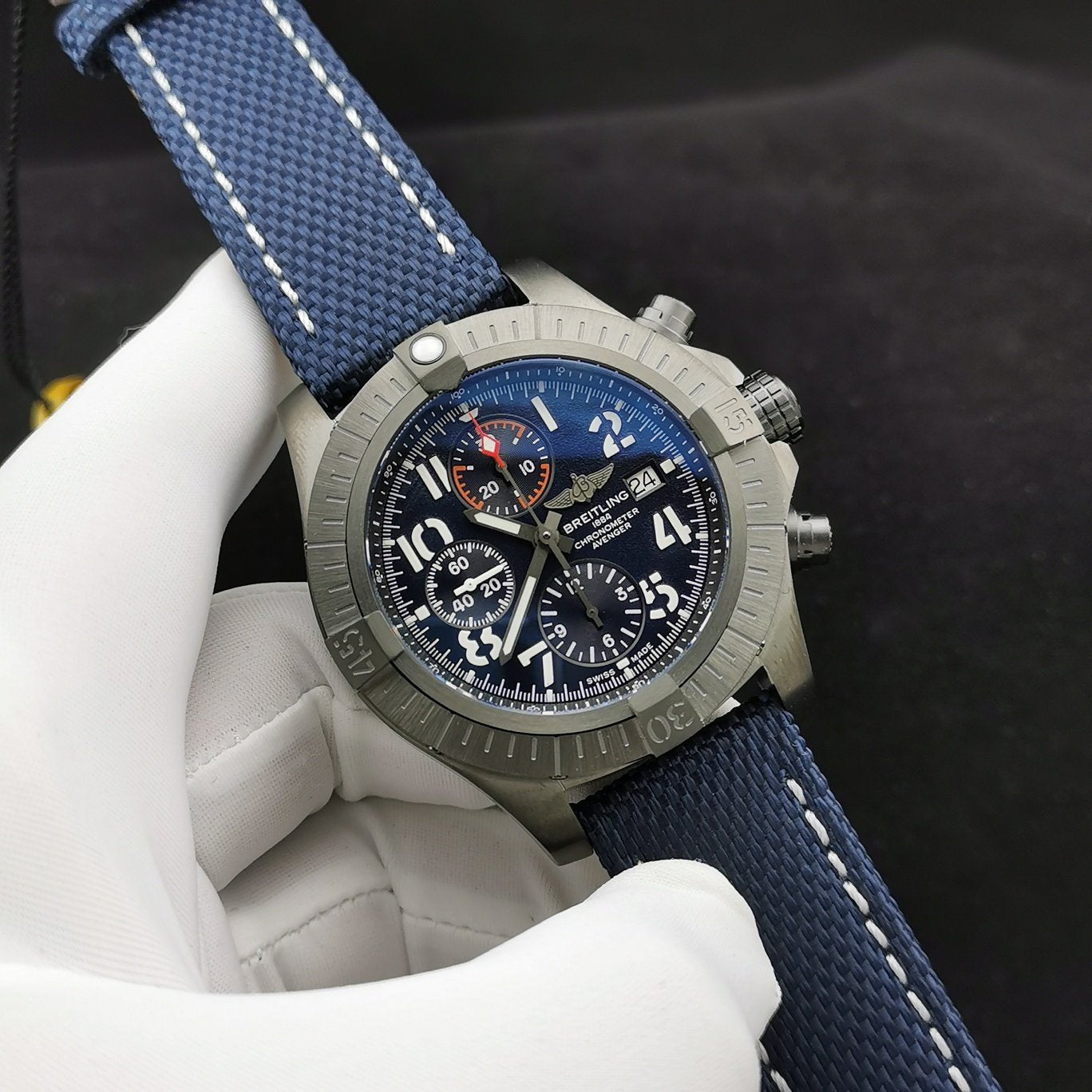 AVENGER NIGHT MISSON 45MM CHRONOGRAPH BLUE
