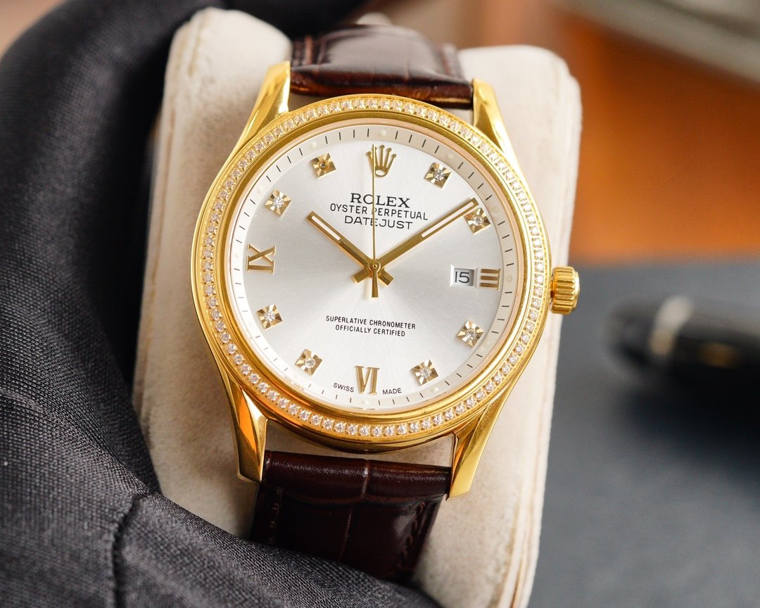 DATEJUST 41MM GOLD DIAMOND BEZEL