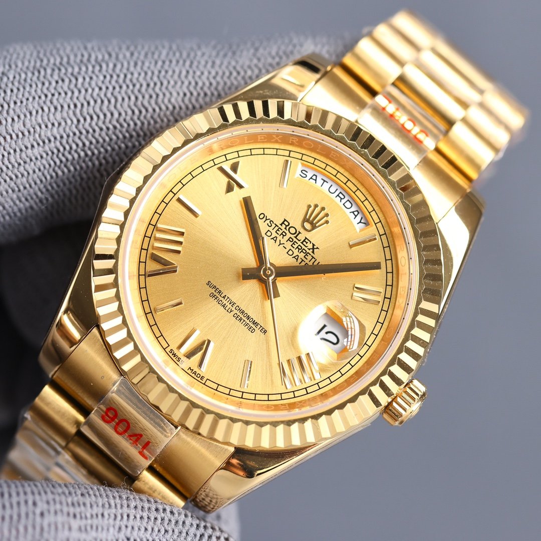 DAY-DATE 40 GOLD CASE JUBILEE BRACELET