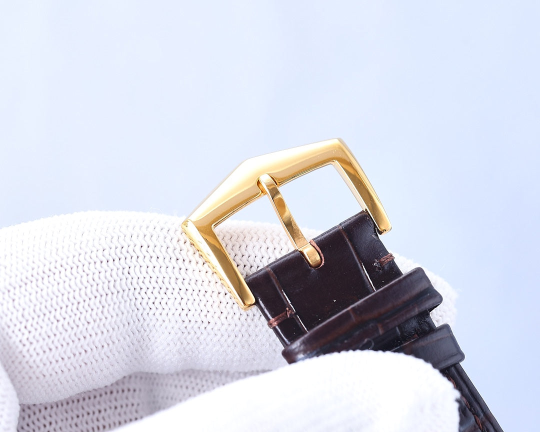 CALATRAVA 5226 GOLD CASE LEATHER STRAP