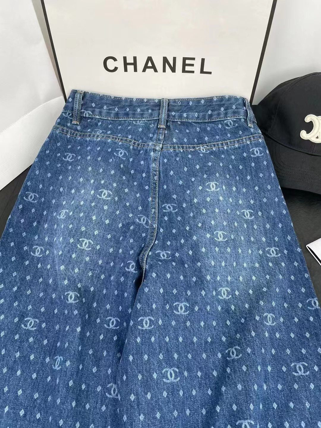 DENIM CC LOGO LIGHT BLUE JEANS