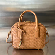 BV GETAWAY SMALL 23CM BROWN LAMBSKIN