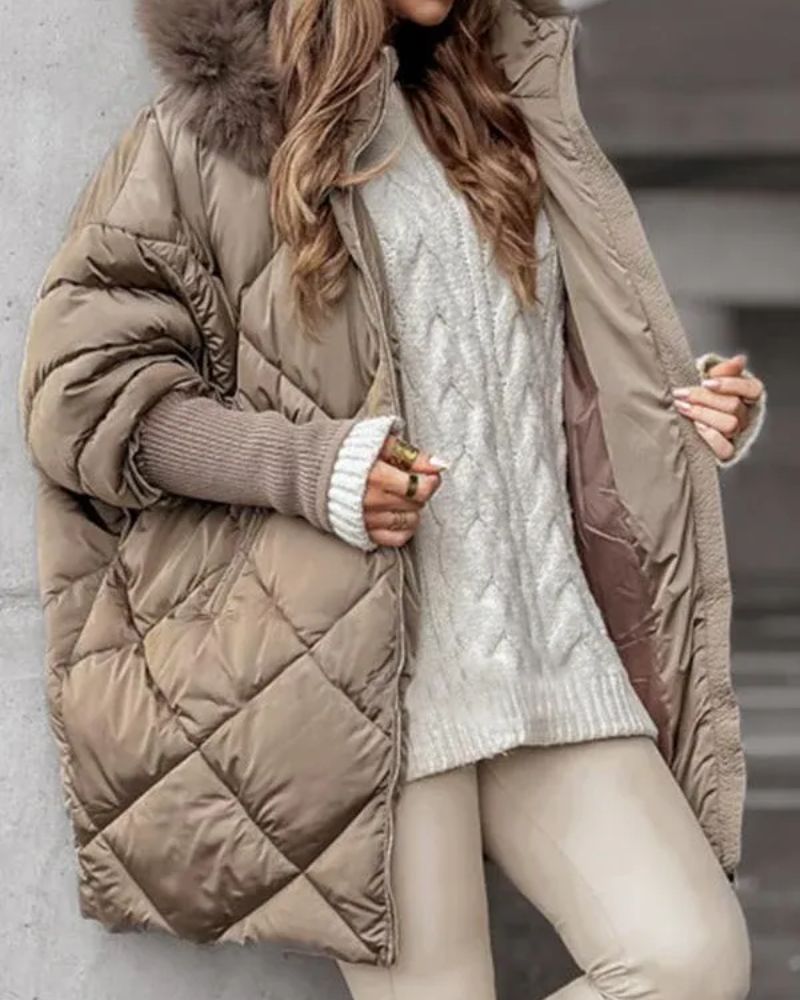 CELINA - Winter Zip Hooded Jacket VEV32792