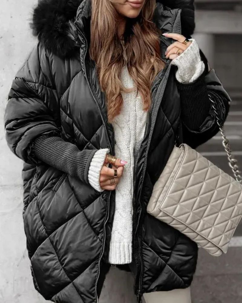CELINA - Winter Zip Hooded Jacket VEV32792
