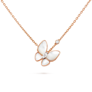 BUTTERFLY MOP DIAMOND NECKLACE
