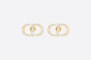 PETIT CD DIAMOND GOLD STUD EARRINGS