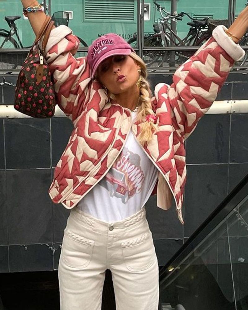 LÉA BLANCHET - Vintage colorful jacket #ELE6374