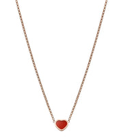 HEART PEDANT CARNELIAN NECKLACE