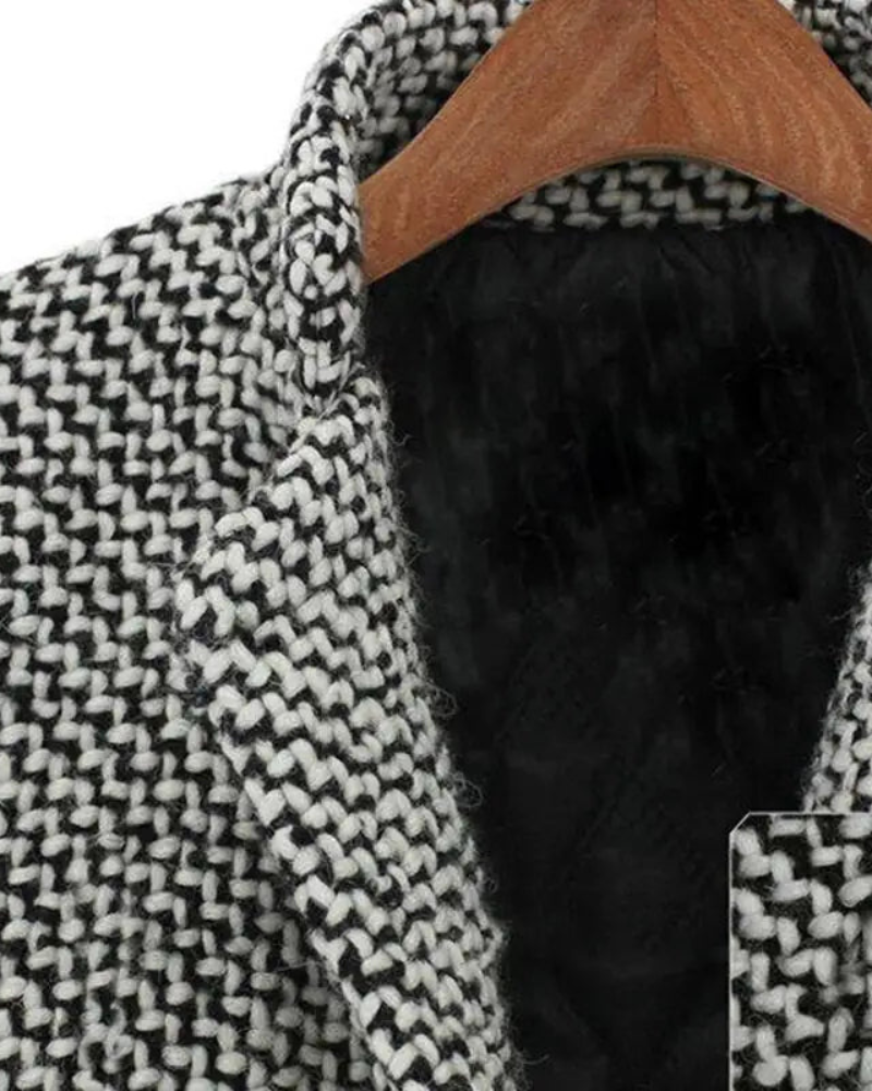 LAINEZ - Long wool jacket vie5098