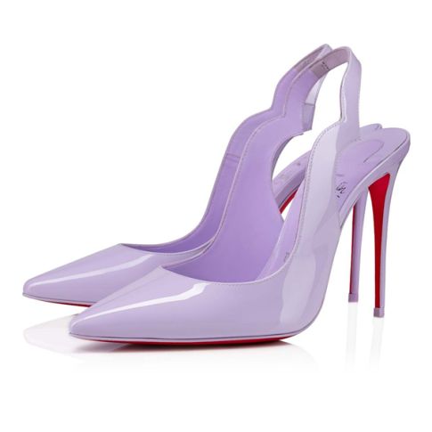 CL Pumps Hot Chick 100 mm Lilac Smoke/lin Lilac Smoke Patent leather