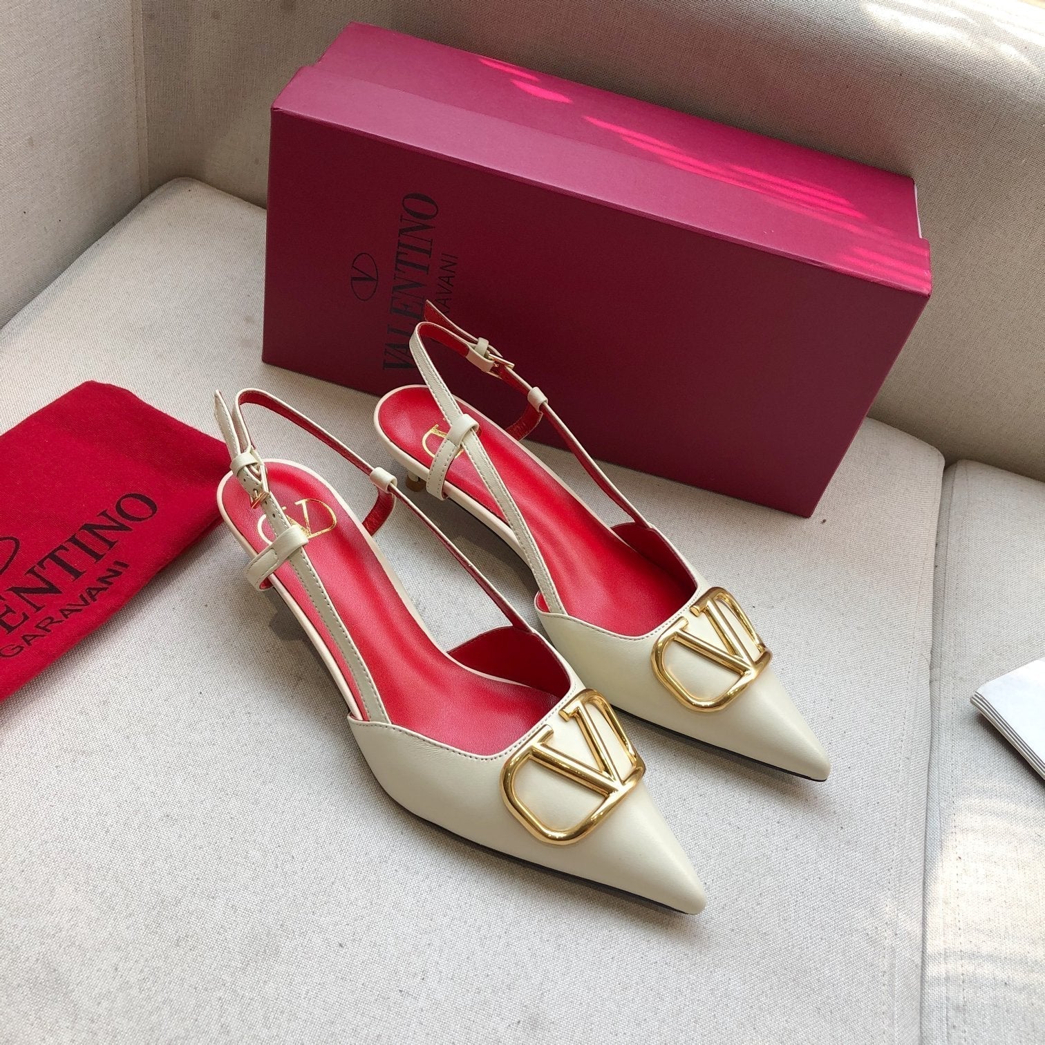 Valentino Slingback Pump 40mm Sheepskin