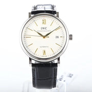 IWC Portofino 40mm Cream Dial Steel Case Gold Numerals