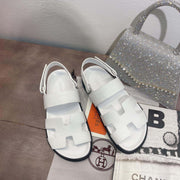 HM GENIUS SANDAL WHITE CALFSKIN