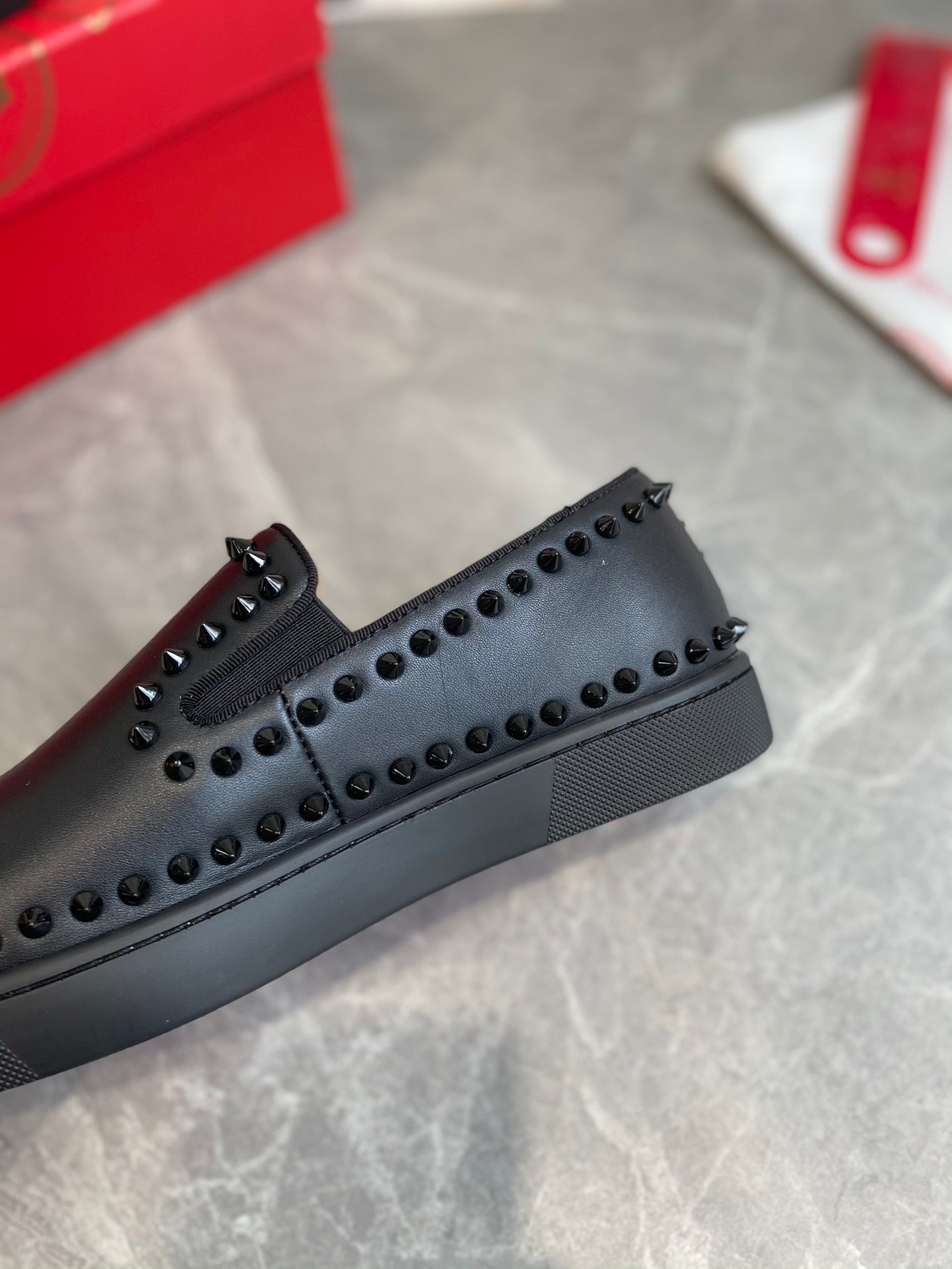 CL Loafers Cowhide and Spikes 242392