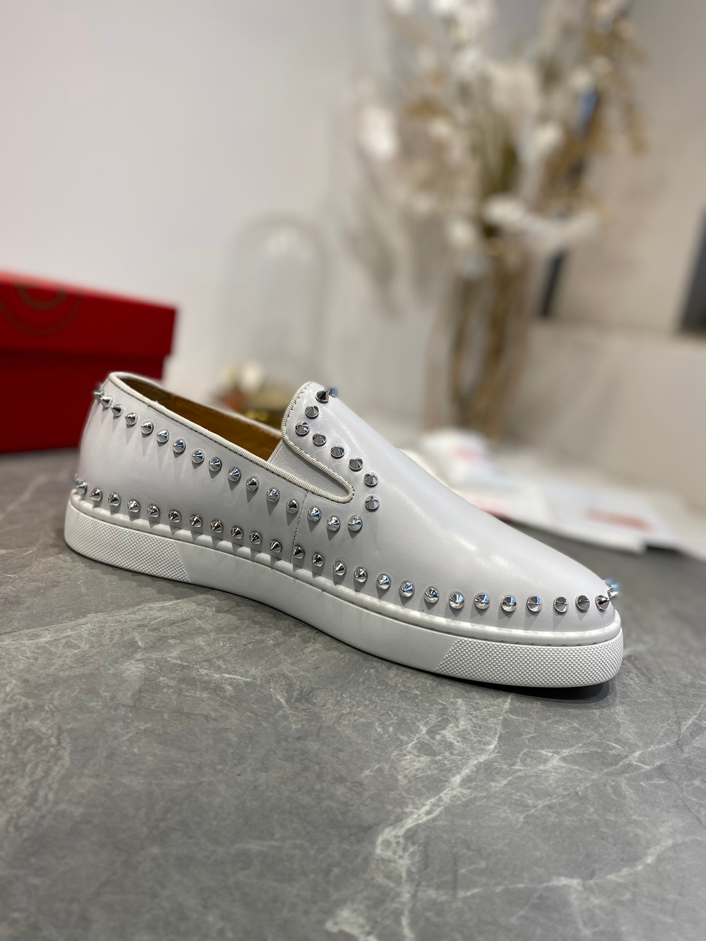 CL Loafers Cowhide and Spikes 242392