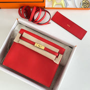 Kelly Danse II 22cm Red Evercolor Leather Ghw