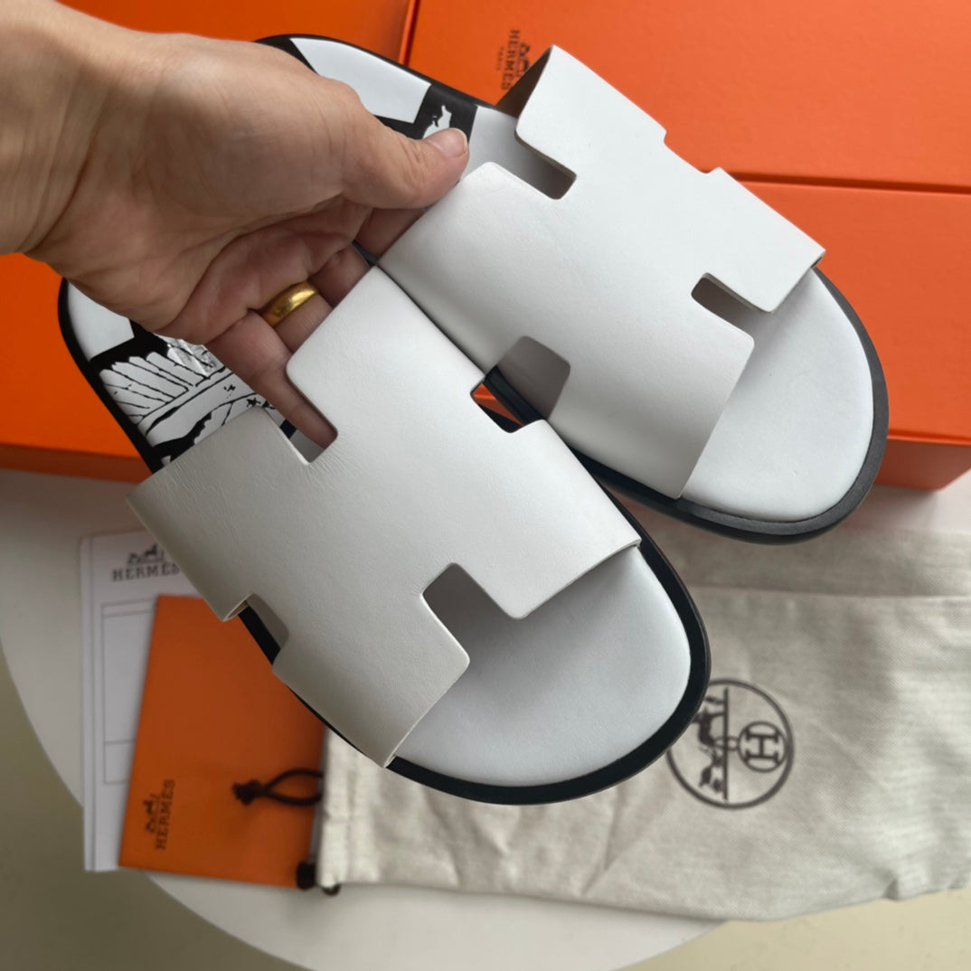 HM Men's Izmir Slide White Sheepskin 538569