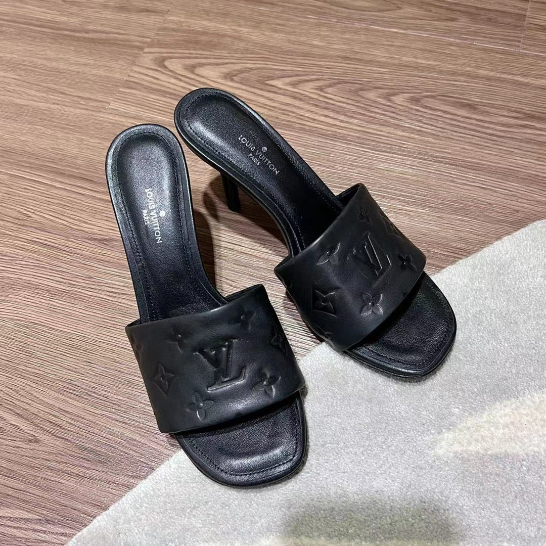 LV Neo Revival Mule 85mm Black Cowhide