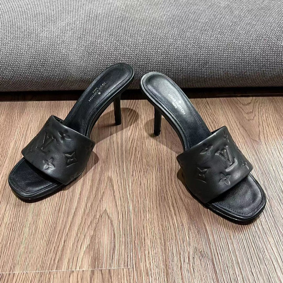 LV Neo Revival Mule 85mm Black Cowhide