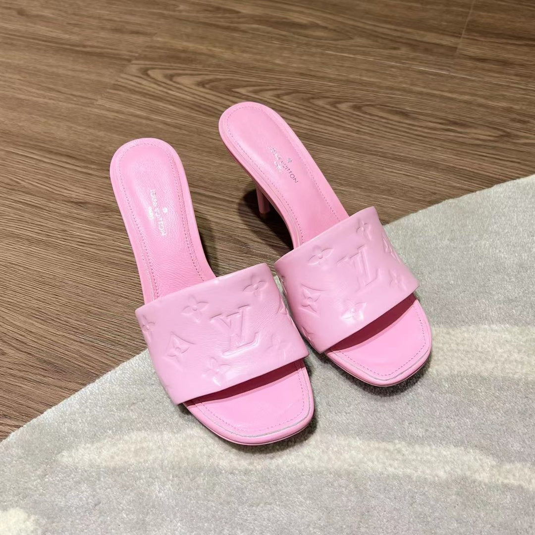 LV Neo Revival Mule 85mm Pink Cowhide