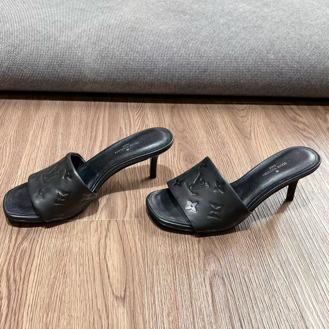 LV Neo Revival Mule 65mm Black Cowhide