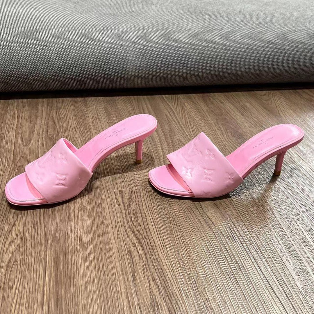 LV Neo Revival Mule 65mm Pink Cowhide