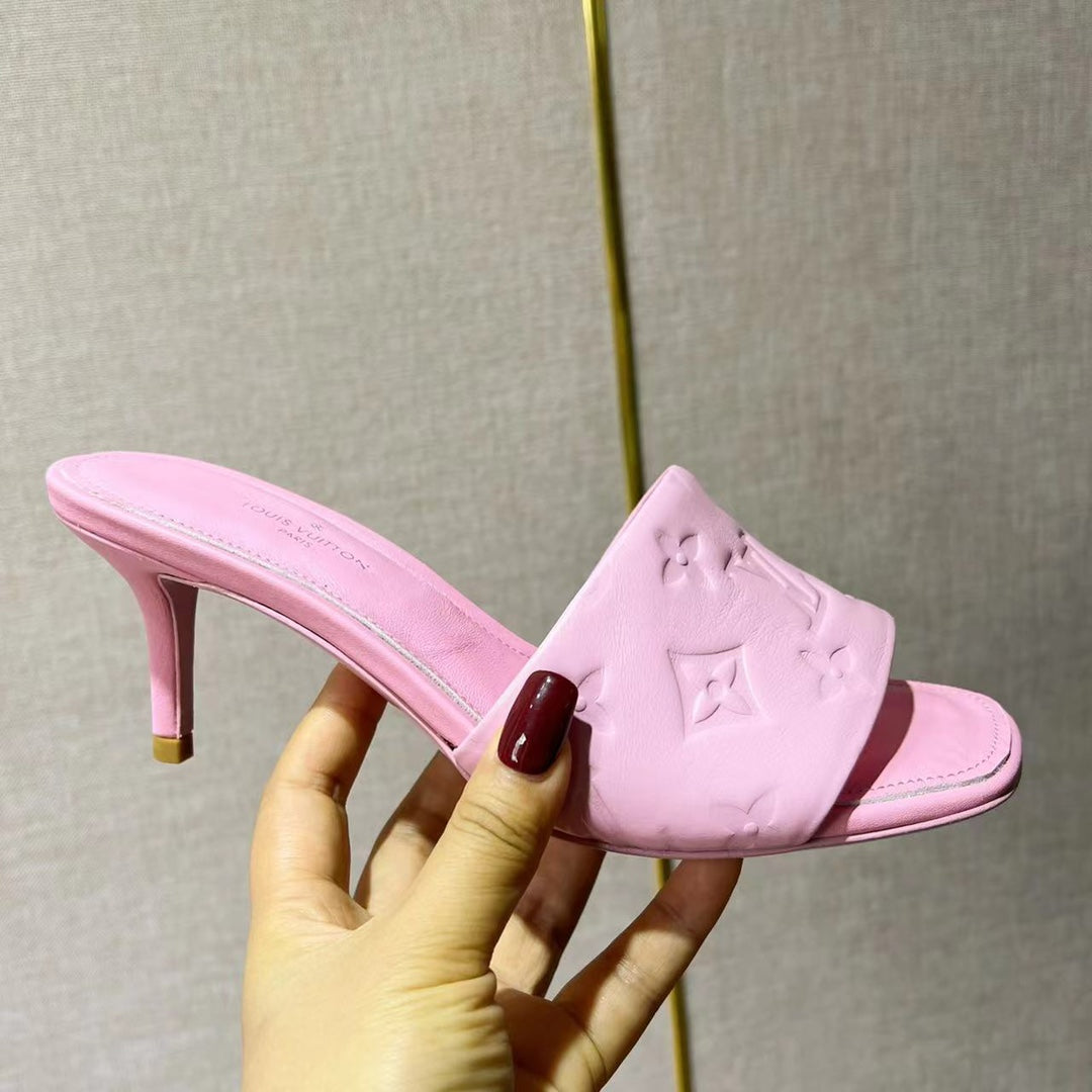 LV Neo Revival Mule 65mm Pink Cowhide