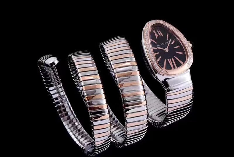 serpenti tubogas 35mm pink gold silver