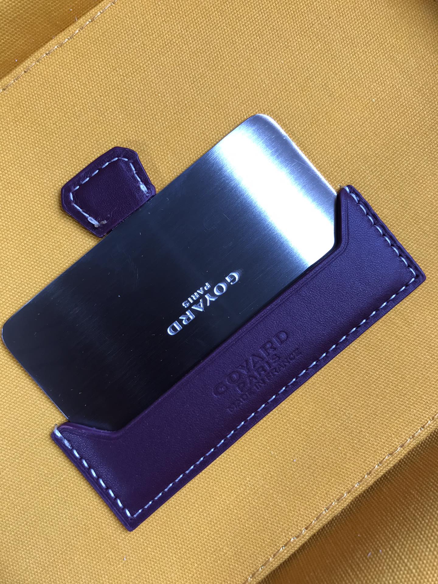 MUSE VANITY CASE 20 IN WINE RED GOYARDINE CANVAS