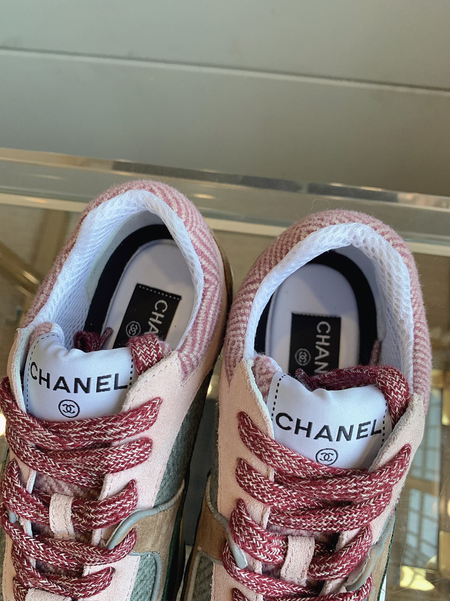 CC Sneaker In Multicolor Suede 145635