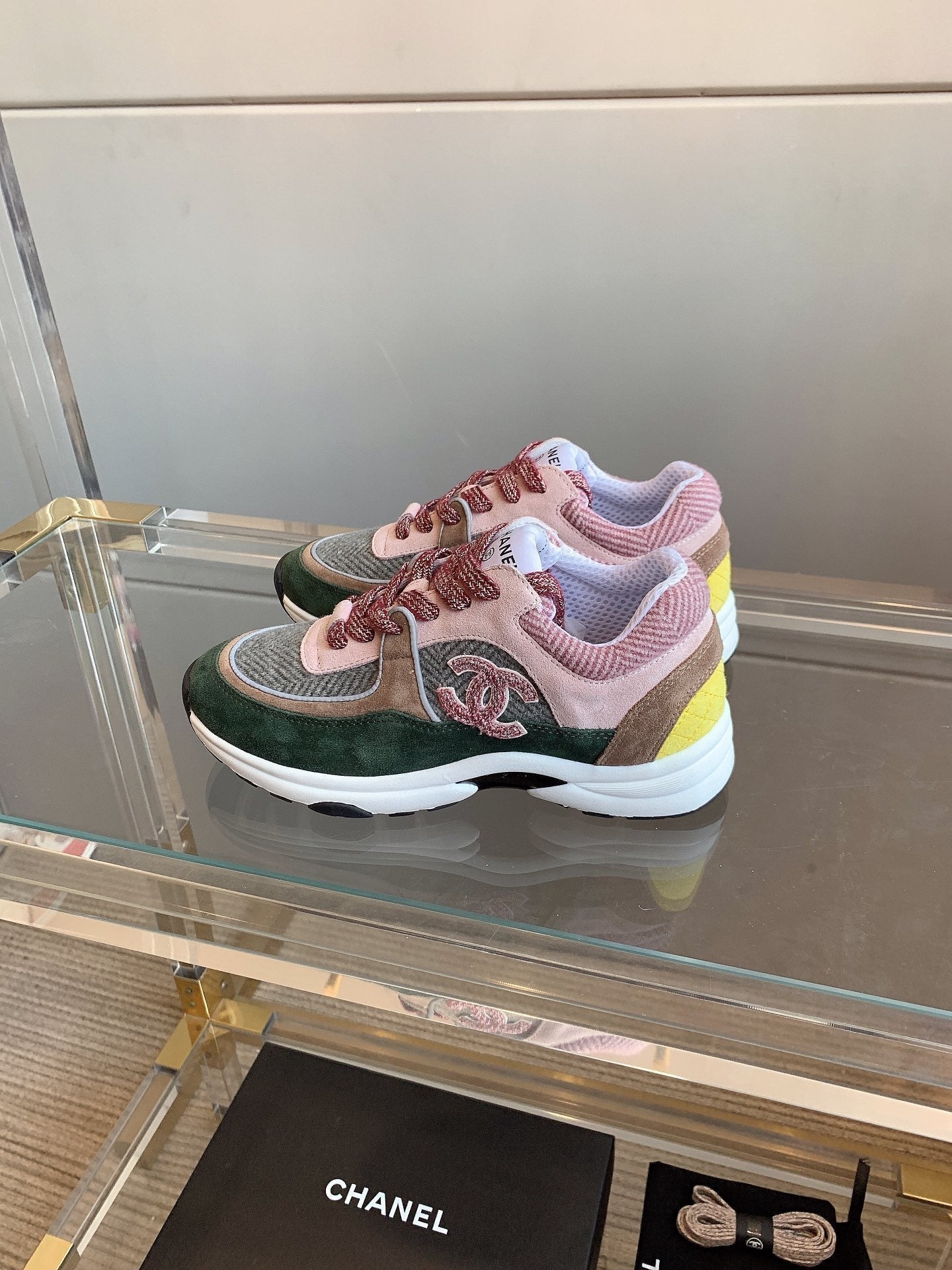 CC Sneaker In Multicolor Suede 145635