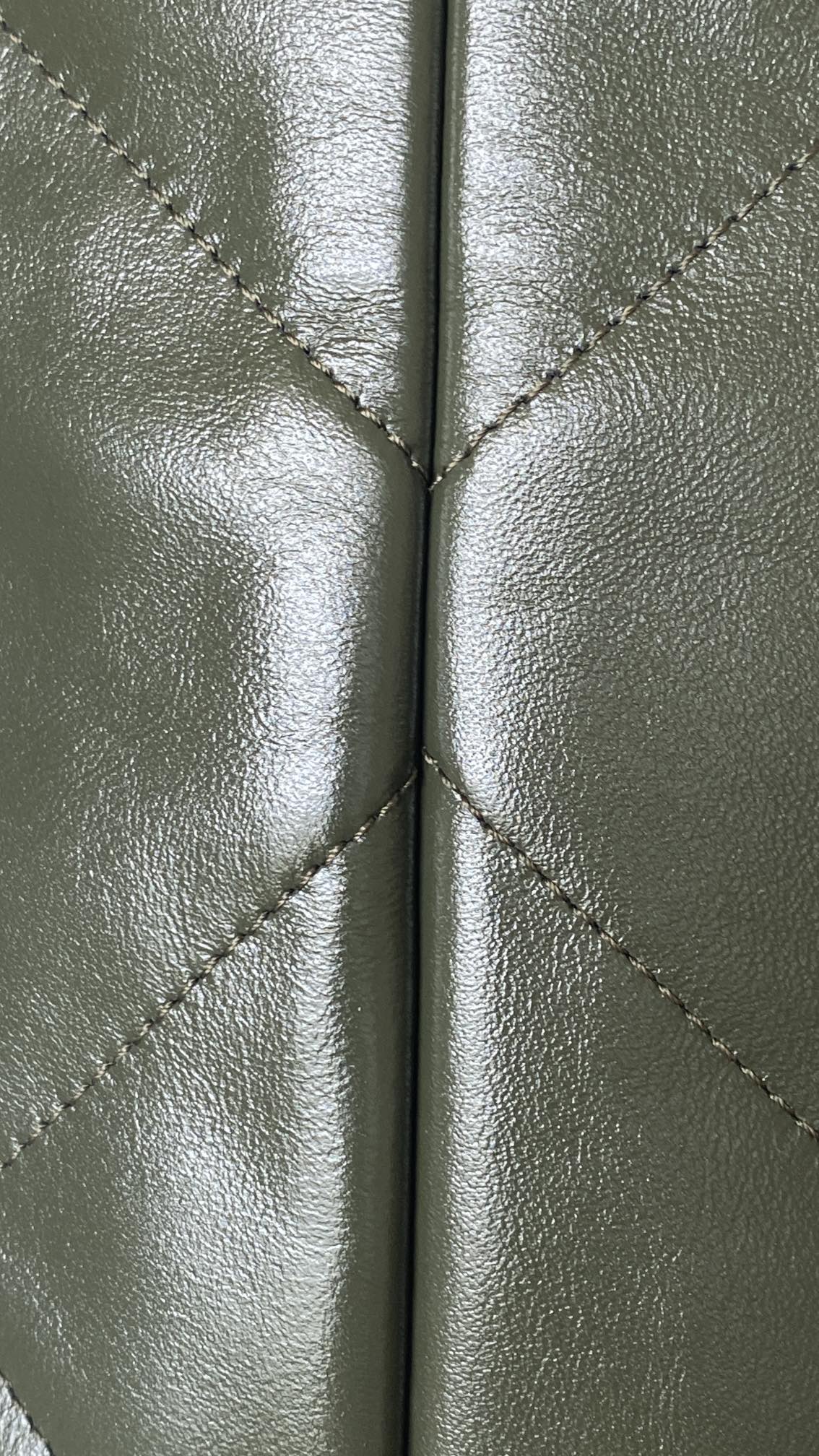 Chanel 25 Bag Dark Green Soft Calfskin