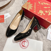 CL Miss Sab 85 Mm Pumps Patent Calf Black