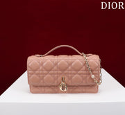 my cd mini 21 rose lambskin
