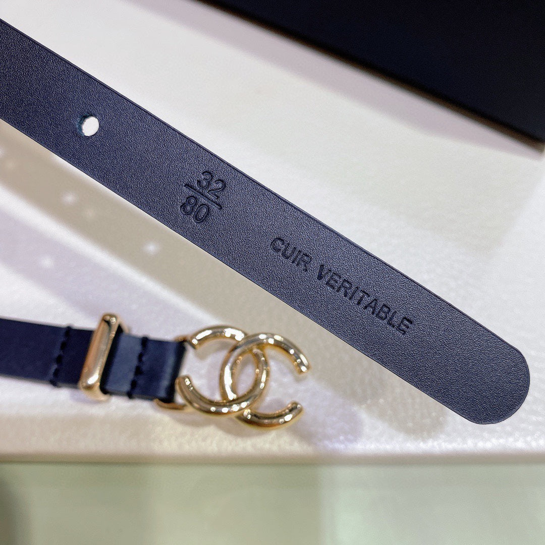 Chanel 2026 Double CC Leather Chain Belt