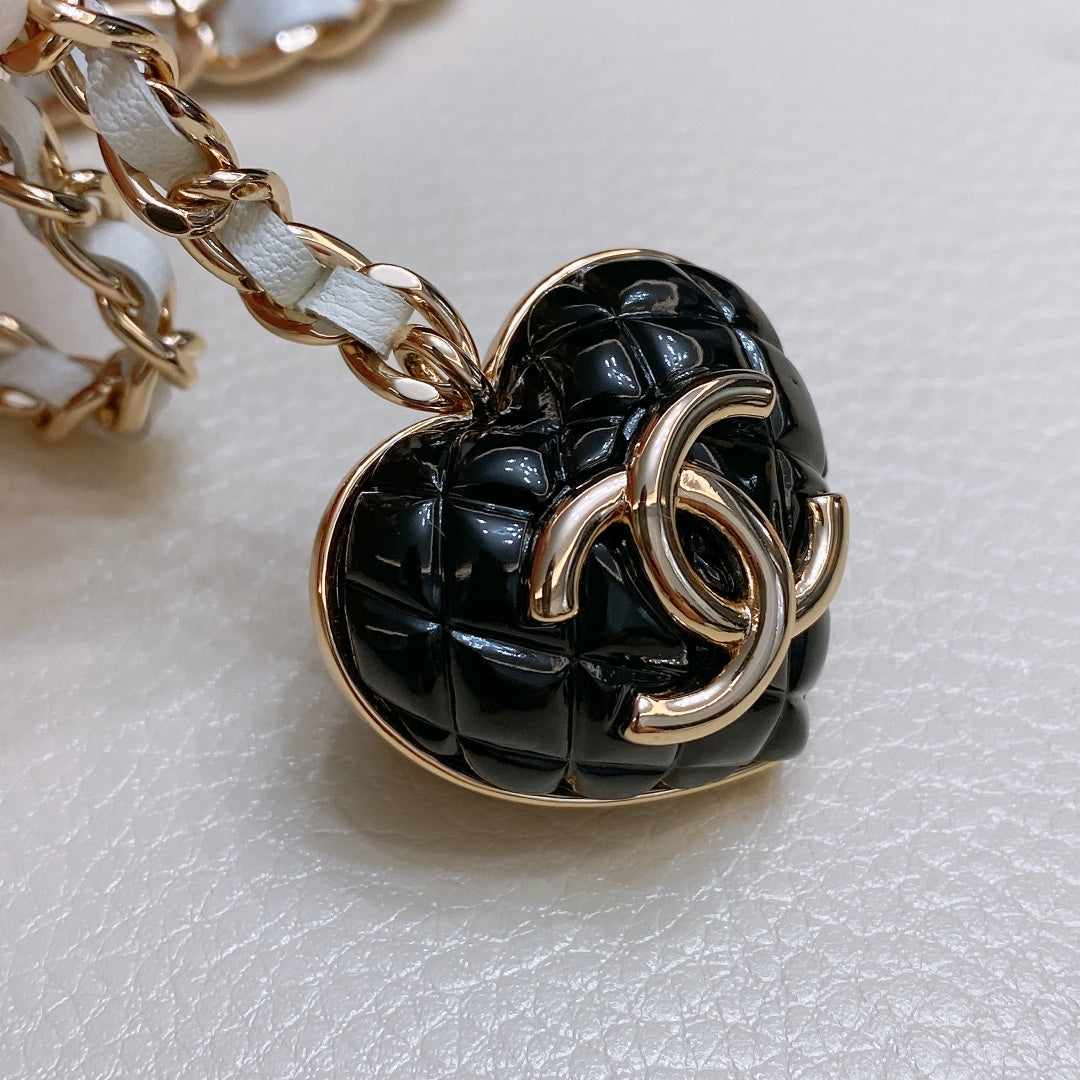Chanel 2026 Double CC Leather Chain Belt