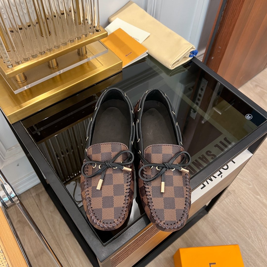LV GLORIA FLAT LOAFER CLASSIC MONOGRAM CARO