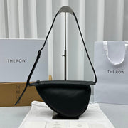 The Row 2025 Slouchy Banana 34cm Black Leather