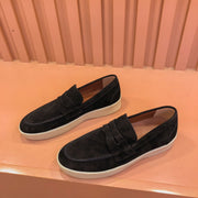LP RETRO SUMMER WALK LOAFERS BLACK SUEDE