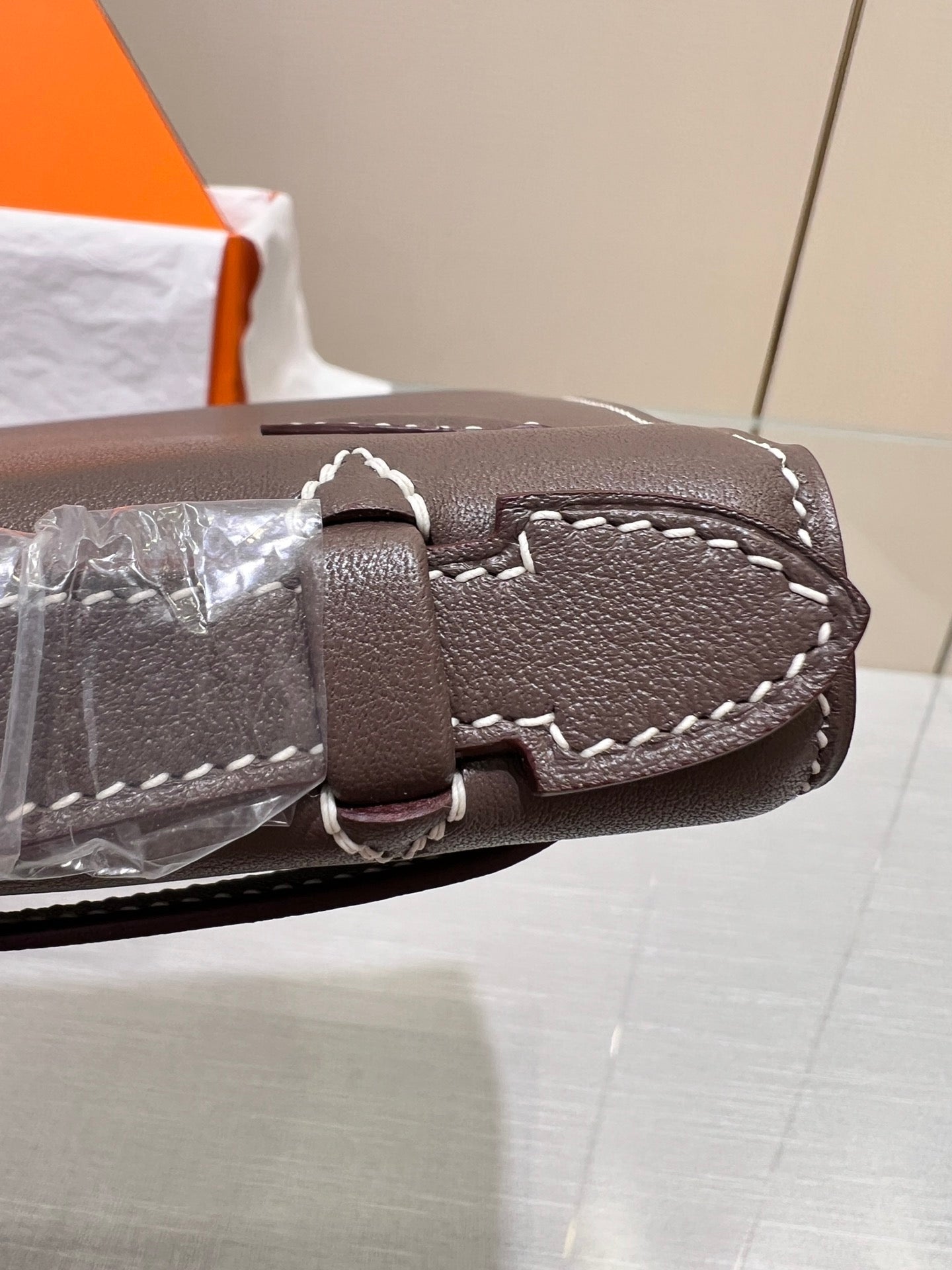 HM KELLY POCHETTE 22CM ETAN SWIFT SILVER HARDWARE