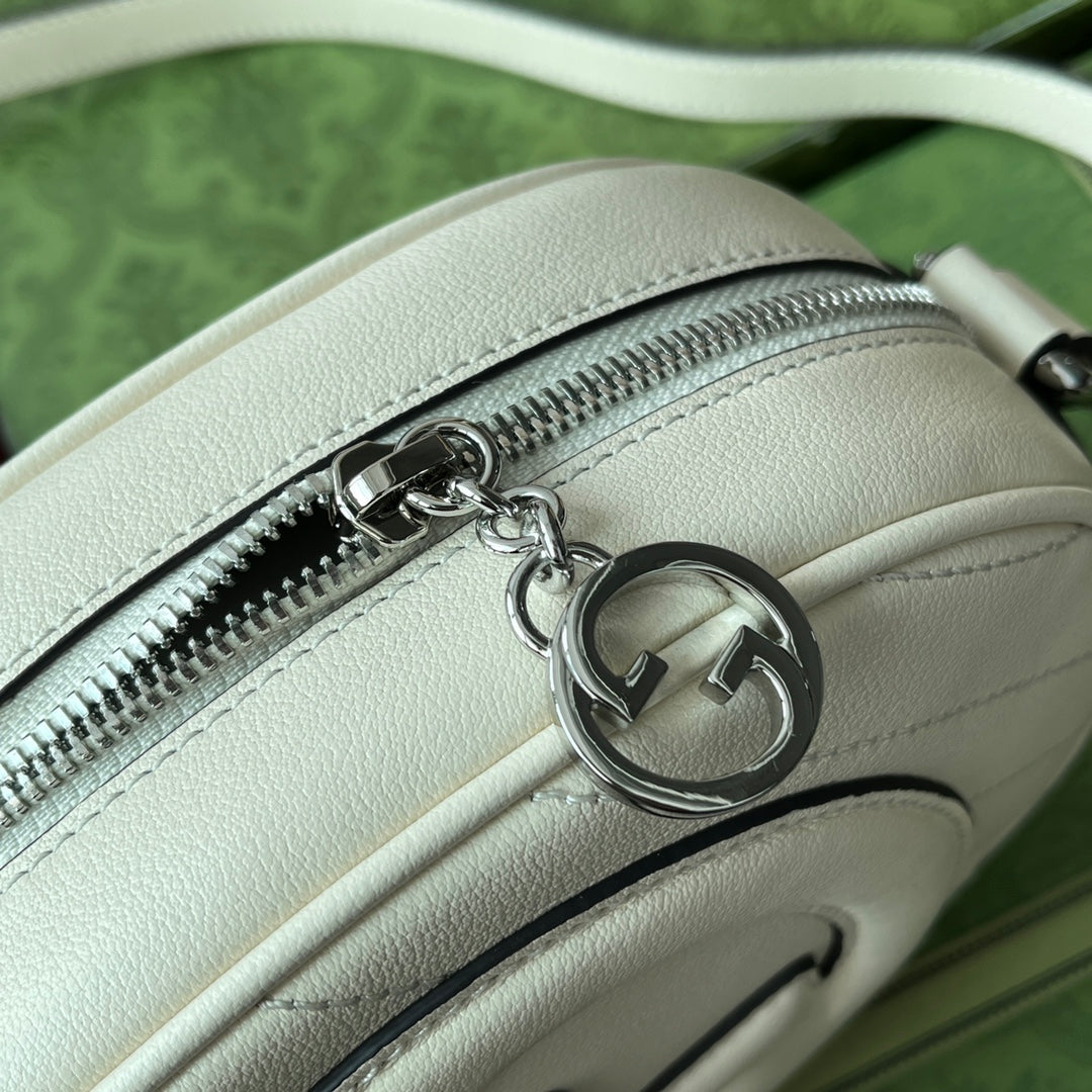 Gucci Blondie 20 Bag White Leather 239975