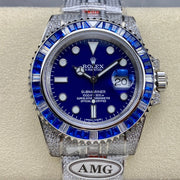 Rolex Submariner Date Blue Dial Full Diamond