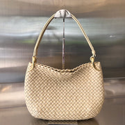 SMALL CLICKER 27 BEIGE LAMBSKIN