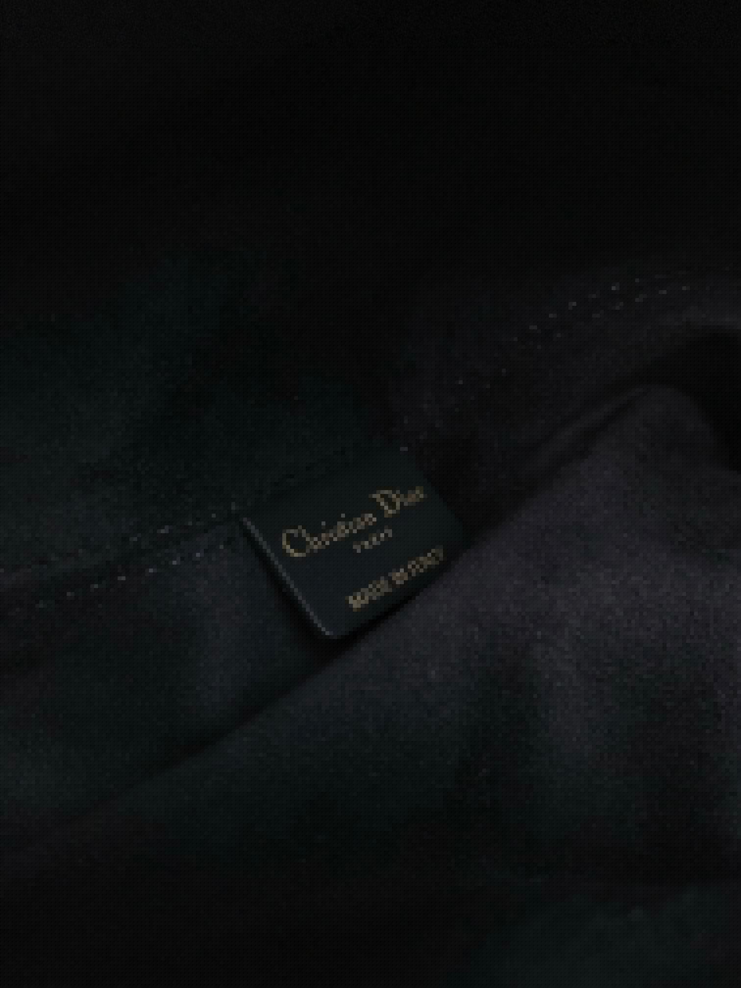 cd large toujours 37 black calfskin