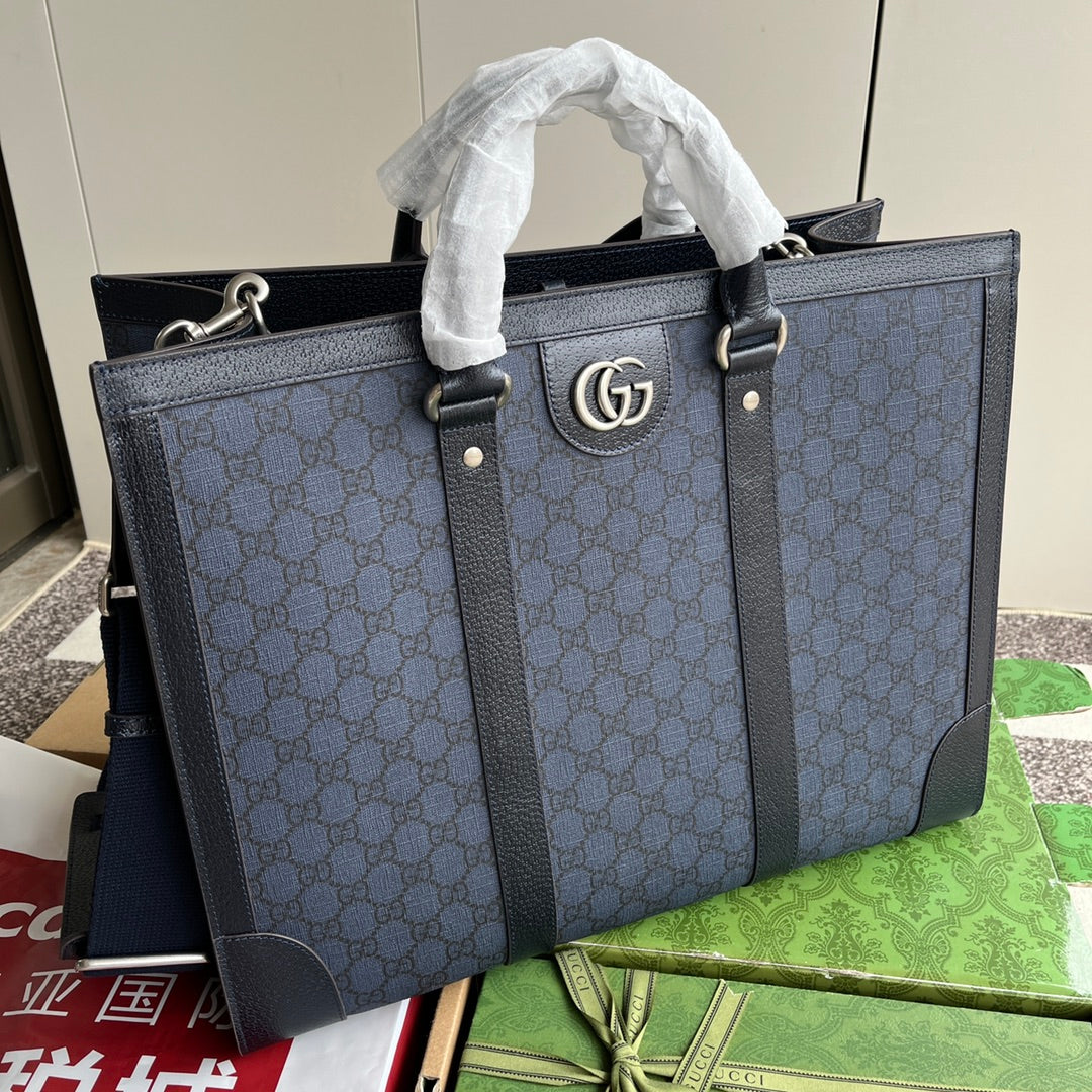 Gucci Bag 43 Blue Canvas 240004