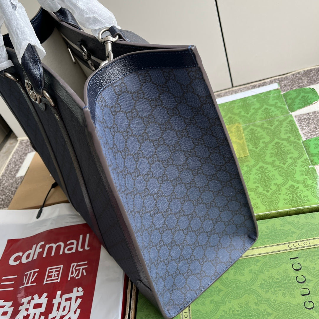 Gucci Bag 43 Blue Canvas 240004