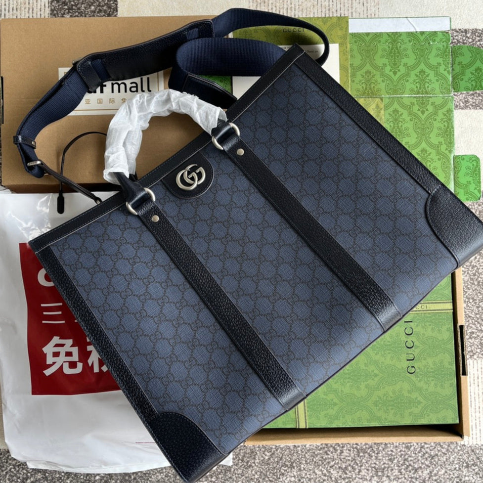 Gucci Bag 43 Blue Canvas 240004